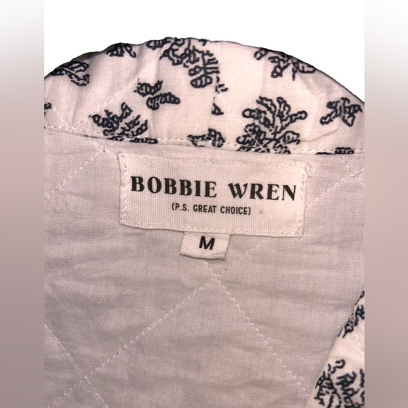 Bobbie Wren, Clad + Cloth • Quilted Open Front Floral Jacket, 100% Cotton, Med - Picture 14 of 16